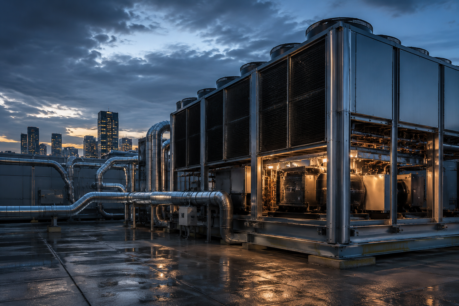 Commercial ventilation ductwork and air handling systems